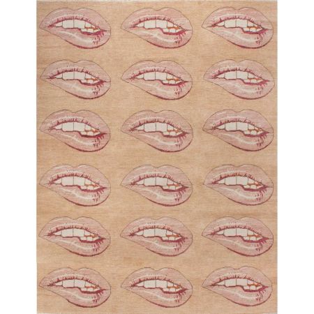 Lip Tease Turkish Design Wool Rugs